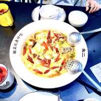 THE BEST SPICY SOUR FISH IN HANGZHOU 