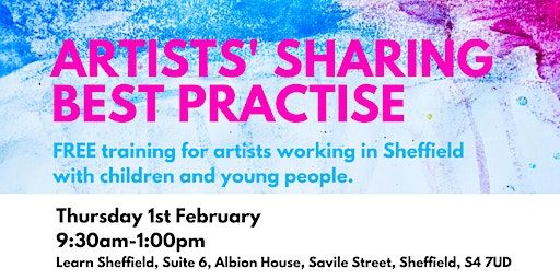 Artists' Sharing Best Practise | Learn Sheffield