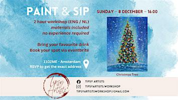 Paint & Sip Workshop - Christmas Tree (Learn how to paint!) | Bijlmerplein