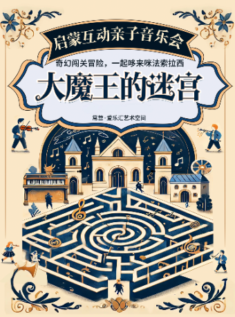 【聖誕】沉浸式啓蒙互動”大魔王的音樂迷宮——親子音樂會｜音樂會 | 常營·愛樂匯藝術空間·城市演奏廳