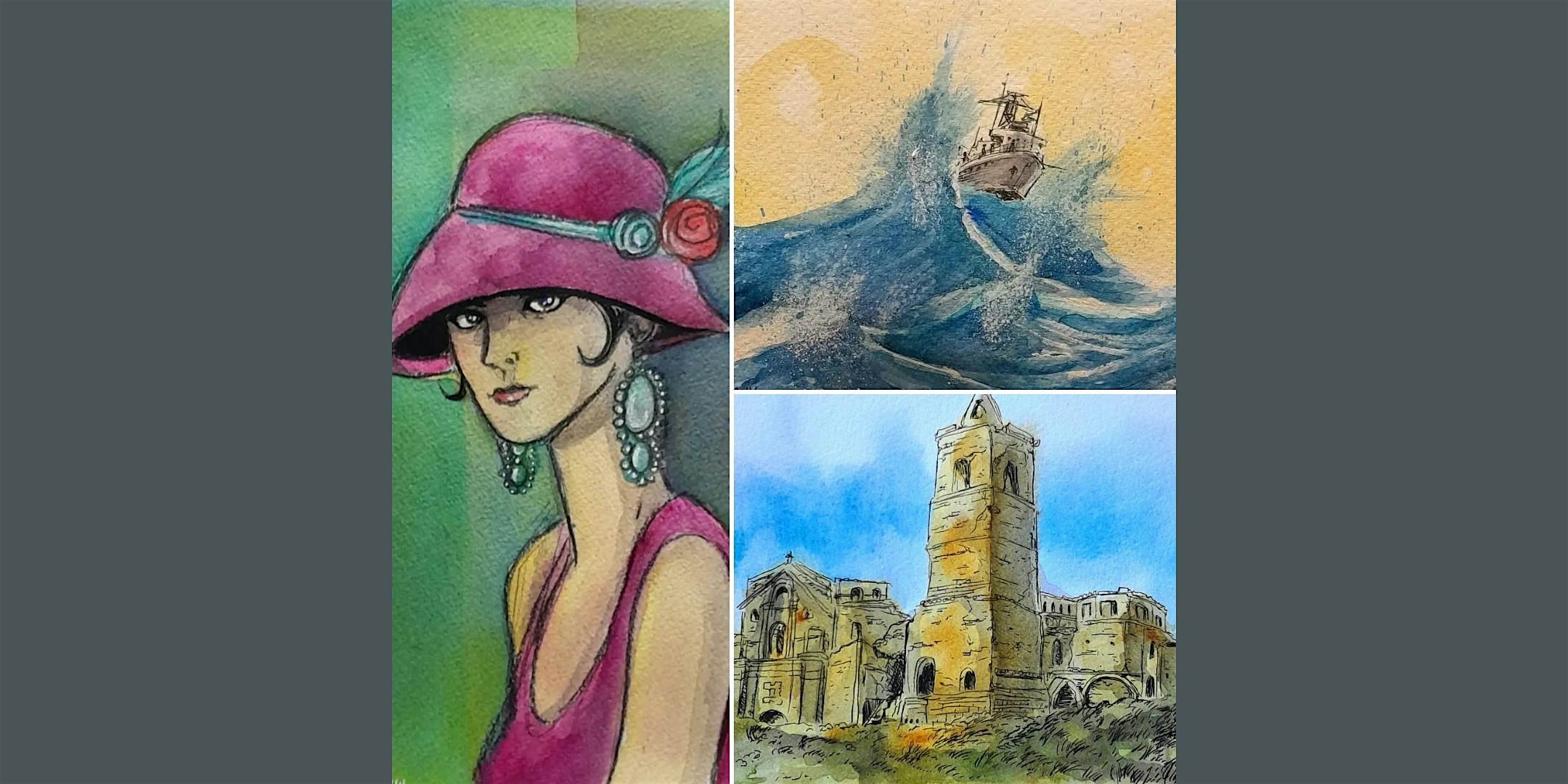 Drawing and Watercolor Workshop with Jay Stuart - Thurs. Jan 16, 23, 30 | Westbury Arts