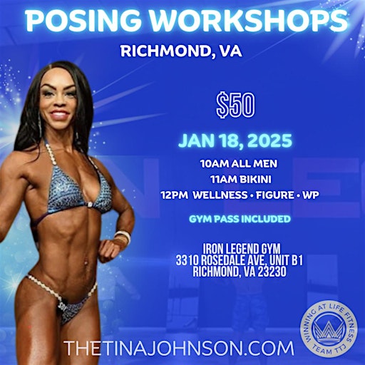 Jan 18, 2025 Posing workshop | Iron Legend Gym
