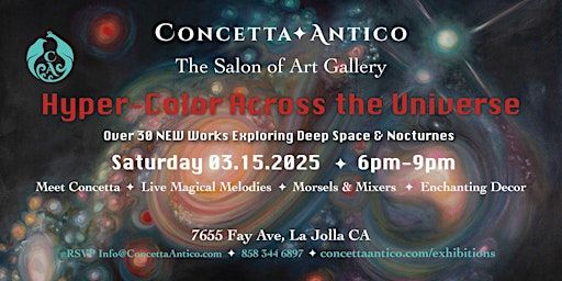 HYPER-COLOR ACROSS THE UNIVERSE... | Concetta Antico - The Salon of Art Gallery