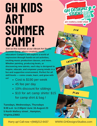 Young Creatives: Paint, Plant & Play | GH Designz Studio