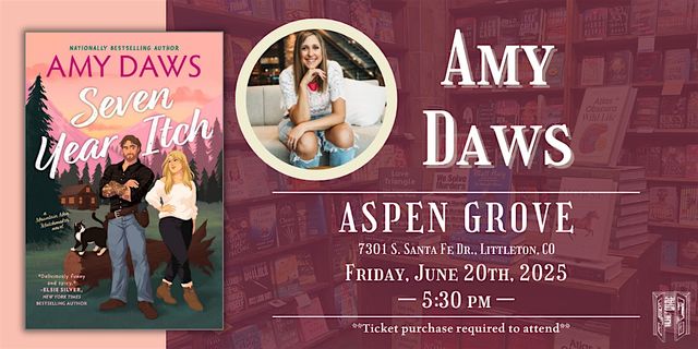 Amy Daws Live at Tattered Cover Aspen Grove | Tattered Cover Aspen Grove