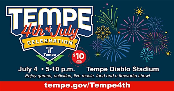 City of Tempe 4th of July Celebration with Drone Show and Fireworks | Tempe Diablo Stadium