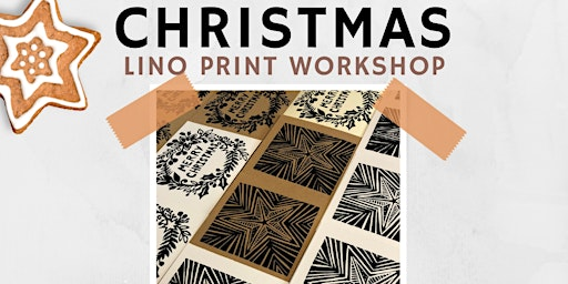 Lino Print Christmas Card Workshop with a hot beverage and cake or lunch | The Lexden Crown