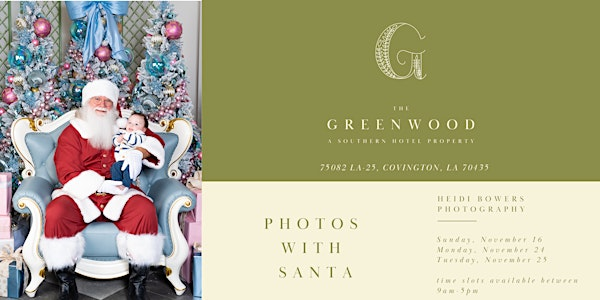 2025 Photos with Santa by Heidi Bowers at The Greenwood | The Greenwood | A Southern Hotel Property