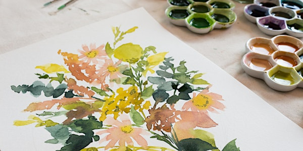 Workshop | Fluid Florals in Watercolor for Beginners | Arts Warehouse