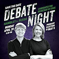 2026  Dem Secretary of State Debate | Akron-Summit County Public Library