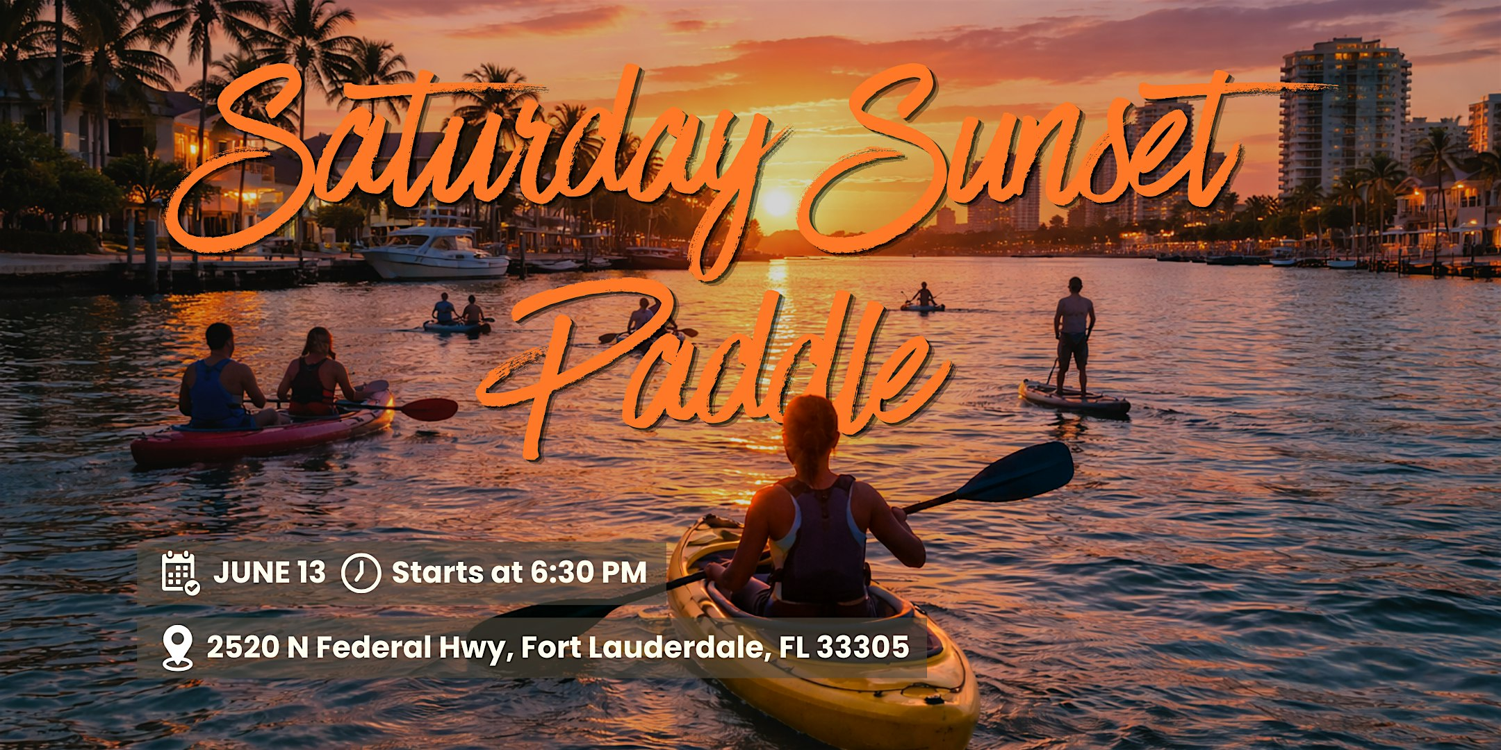 Saturday Sunset Paddle (Kayak & SUP) | Sunrise Paddleboards