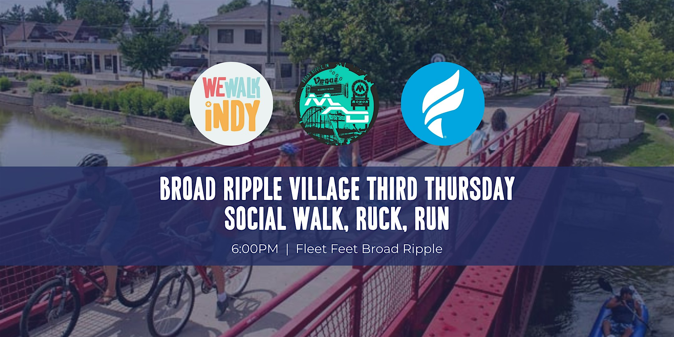Broad Ripple Village - Third Thursday | Social Walk, Ruck, Run | Fleet Feet Indianapolis - Broad Ripple