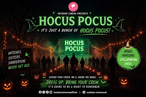 Hocus Pocus Halloween Outdoor Cinema at Worcester Racecourse | Worcester Race Course