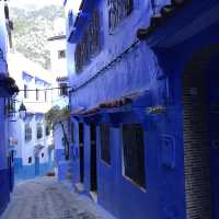 モロッコ　青い街　シャウエン