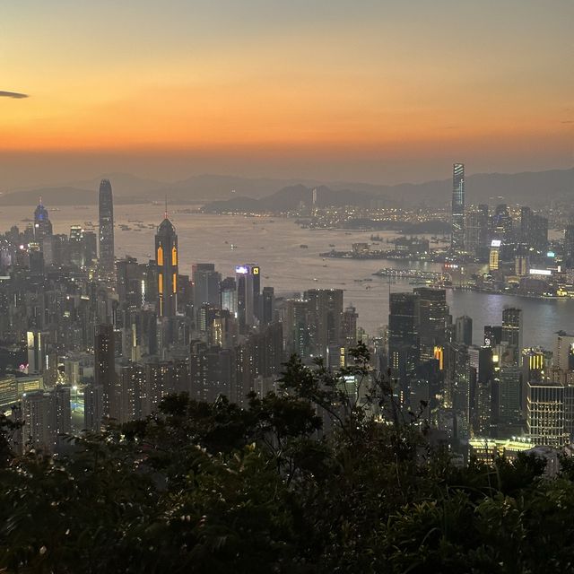 The best sunset view point in Hong Kong