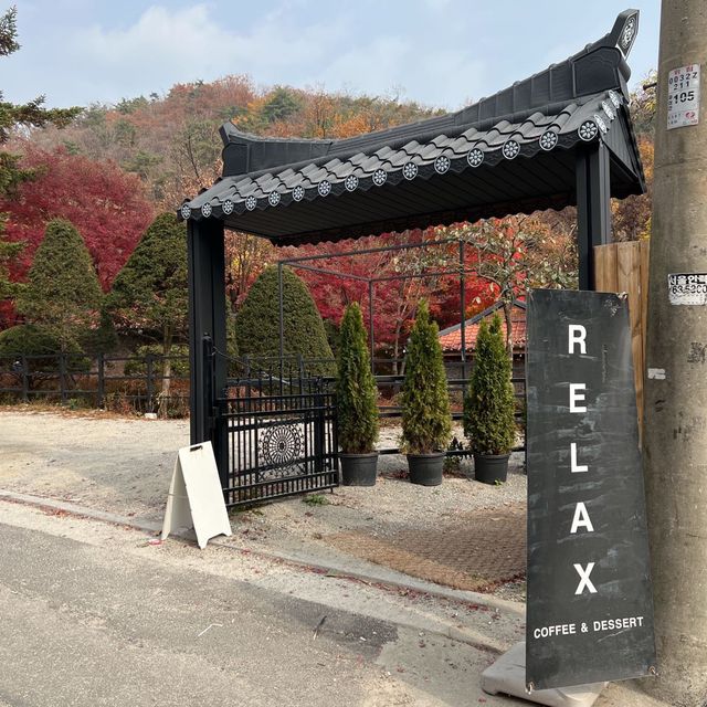 韓国/ソウル【牛耳洞】紅葉がとても綺麗に見える大型カフェ🍁💛
