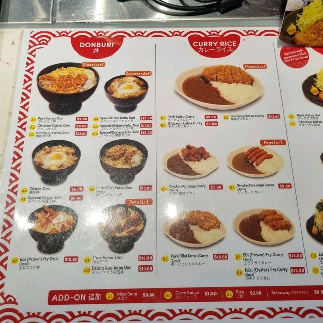 Affordable Japanese Tonkatsu At Coffeeshop