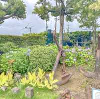 グラバー園上の方と紫陽花