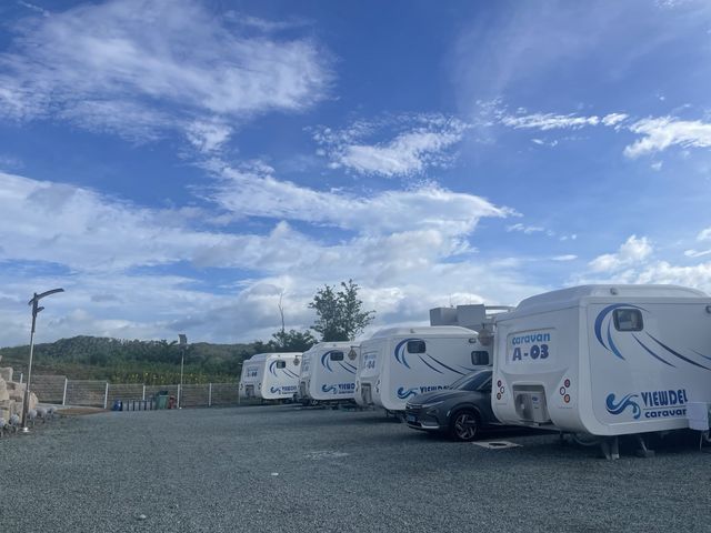경주 수영장있는 카라반펜션 ⛺️