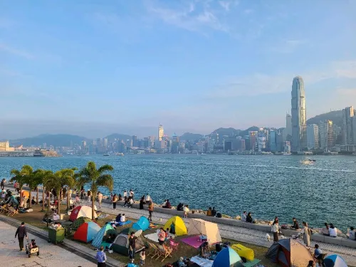人氣之最~西九龍海濱長廊⛲