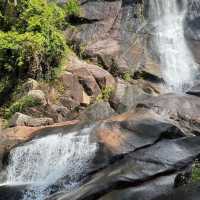 Enjoy dipping my feet into 7 Wells Langkawi!