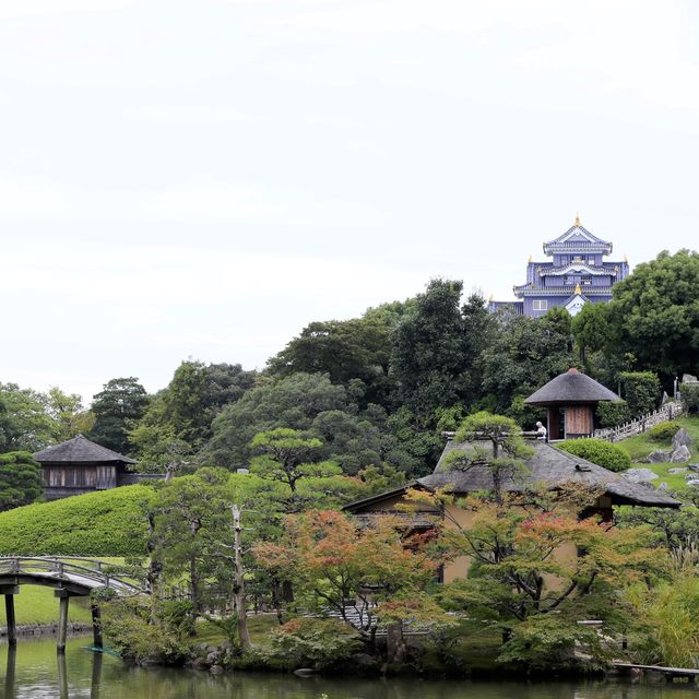 日本三大名園之～岡山後樂園