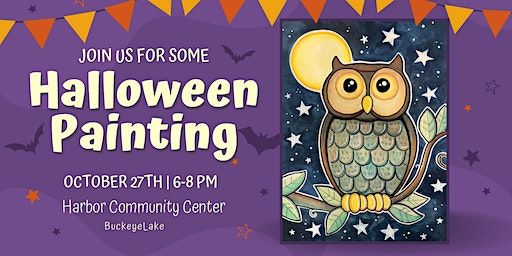 October Owl Painting | The Harbor Community Center