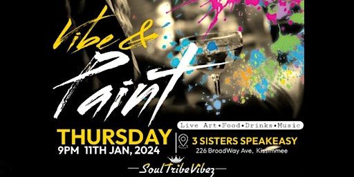 Vibe & Paint | 3 Sisters Speakeasy