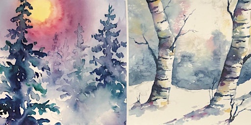 "Trees in Watercolor" with Janice Keirstead Hennig | The Vibrant Vine Winery