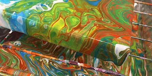 Monday with Miss Lucy - Acrylic Pour & Dip! | Miss Lucy Izakaya
