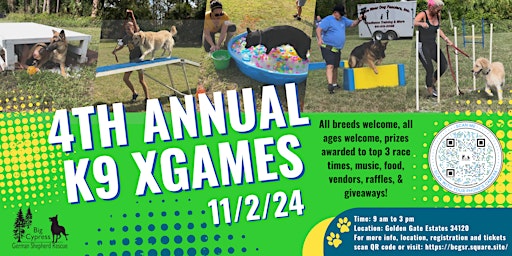 4th Annual K9 XGAMES | 385 45th Ave NE