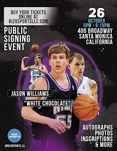 Jason Williams “White Chocolate” Public Signing | Rizo Sports & TCG