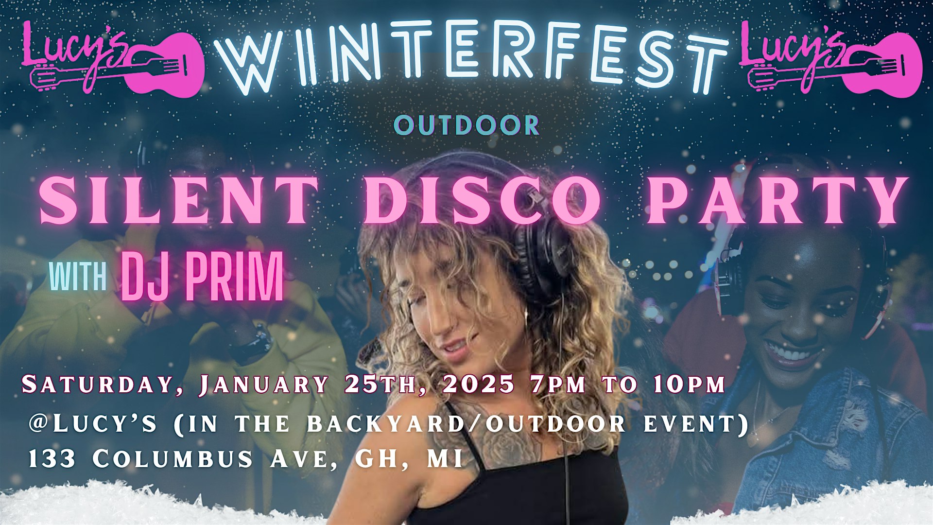 Winterfest SILENT DISCO at Lucy's! | Lucy's, Columbus Avenue, Grand Haven, MI, USA