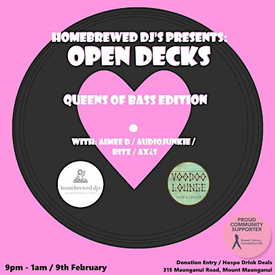 Open Decks: Queens of Bass Edition | Voodoo Lounge