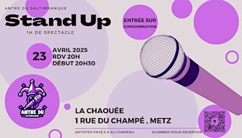 Soirée stand up la Chaouée Metz | La Chaouée