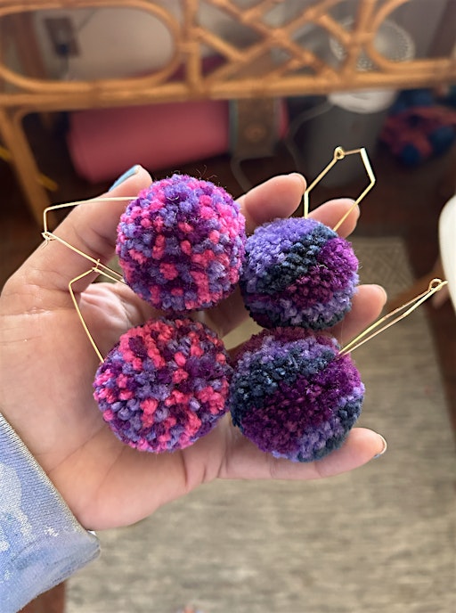 MAKE February: PomPom Earrings | 2910 University Ave