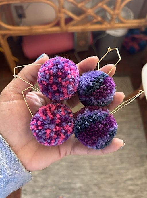 MAKE February: PomPom Earrings | 2910 University Ave
