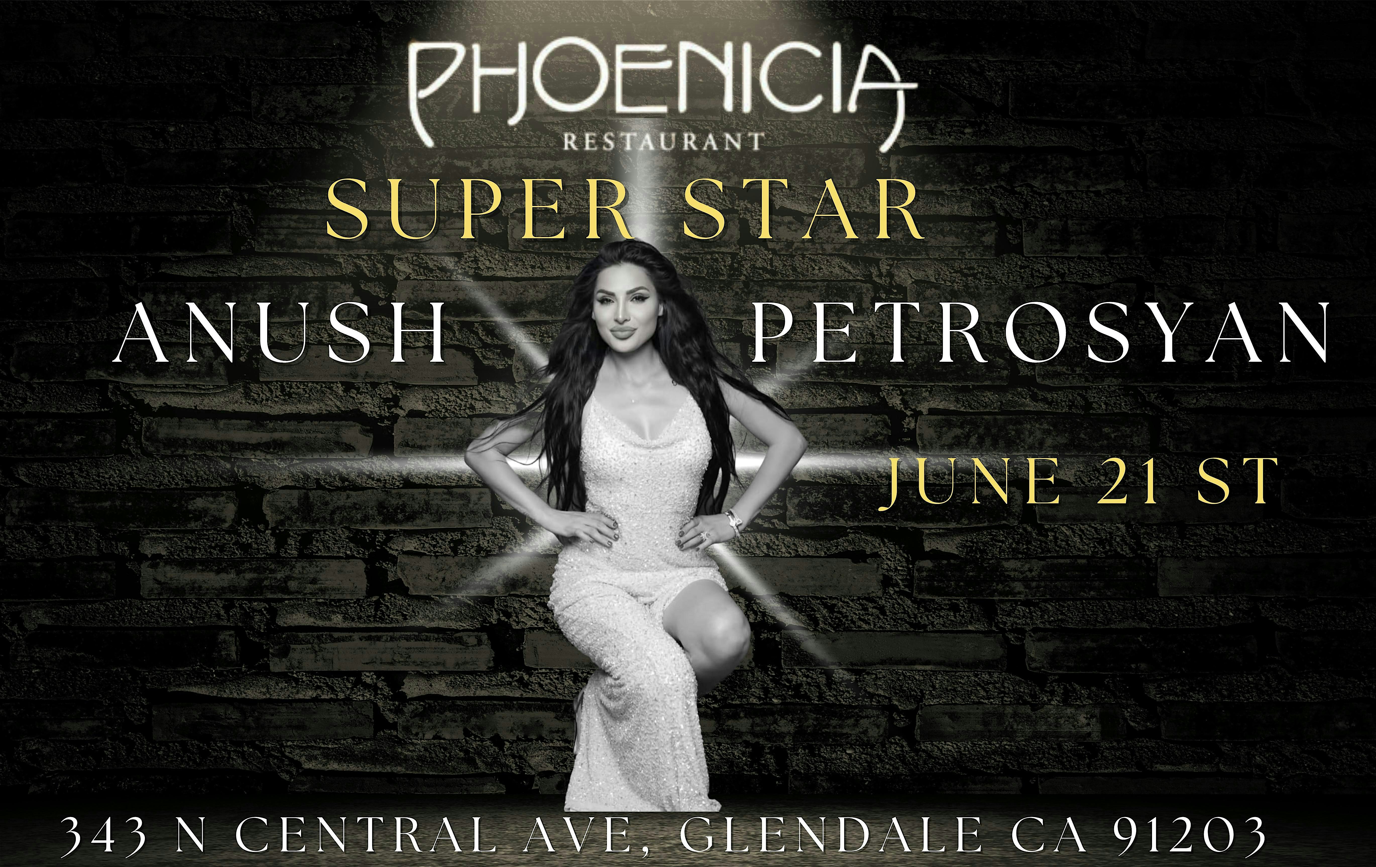 Anush Petrosyan Live Performance June 21 at Phoenicia Restaurant | 343 N Central Ave