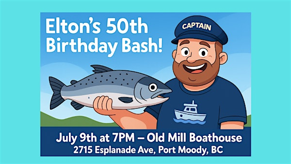 Elton’s 50th Birthday Bash & New Chapter Celebration! | Old Mill Boathouse Banquet Hall