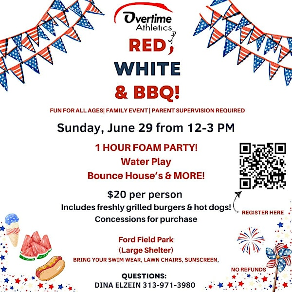 RED, WHITE & BBQ! A Family Picnic | Ford Field Park