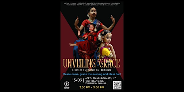 UNVEILING GRACE - A Solo Evening by MOHUL | North Edinburgh Arts