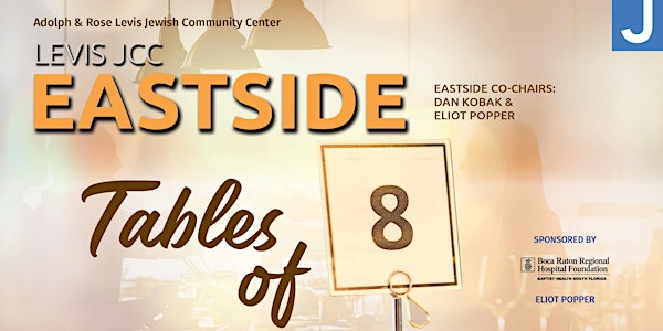 Levis JCC Eastside Tables of 8 - Wednesday, November 5 | Mizner Park, Boca Raton