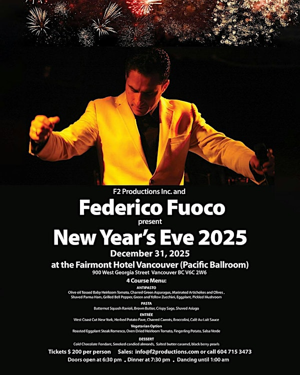 New Year's Eve 2025 | Fairmont Hotel Vancouver