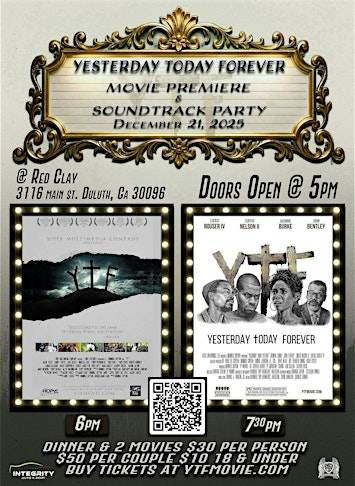 Yesterday Today Forever Movie Screening | Eddie Owen Presents at Red Clay