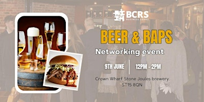 Beer and Baps with BCRS Business Loans (June - Stone) | Crown Wharf
