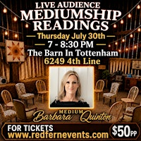Live Audience Mediumship Readings | 6249 4th Line