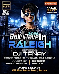 BollyRave Raleigh 2026 | Nuvo Lounge Bar