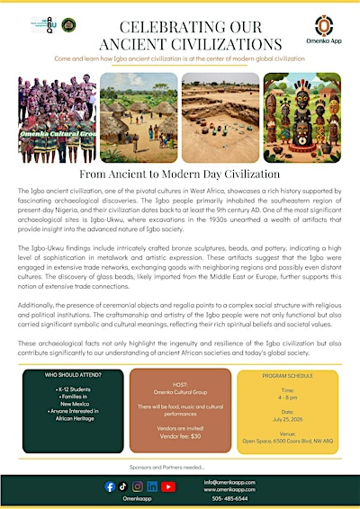 Celebrating Our Ancient Civilizations | Open Space Visitor Center