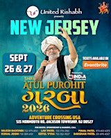 Atul Purohit Garba In New Jersey 2026 | Sept 26, Saturday | Adventure Crossing USA