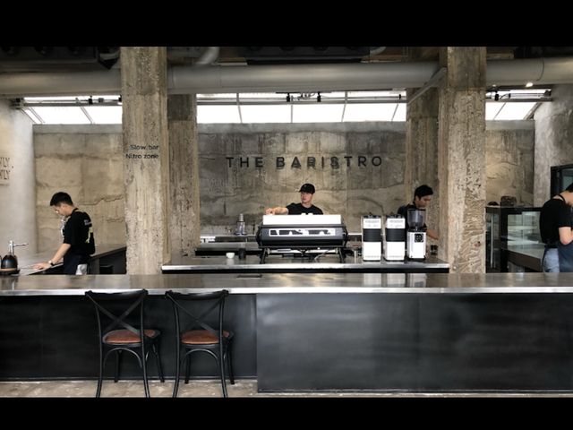 The Baristro at Train Station